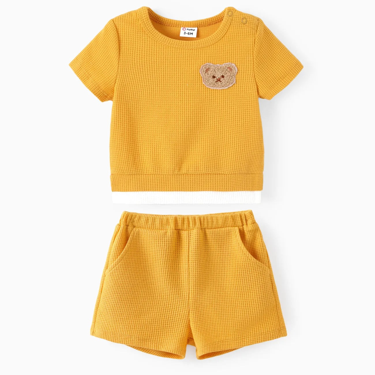 2 Pieces ours bebe garçon / fille broderie -