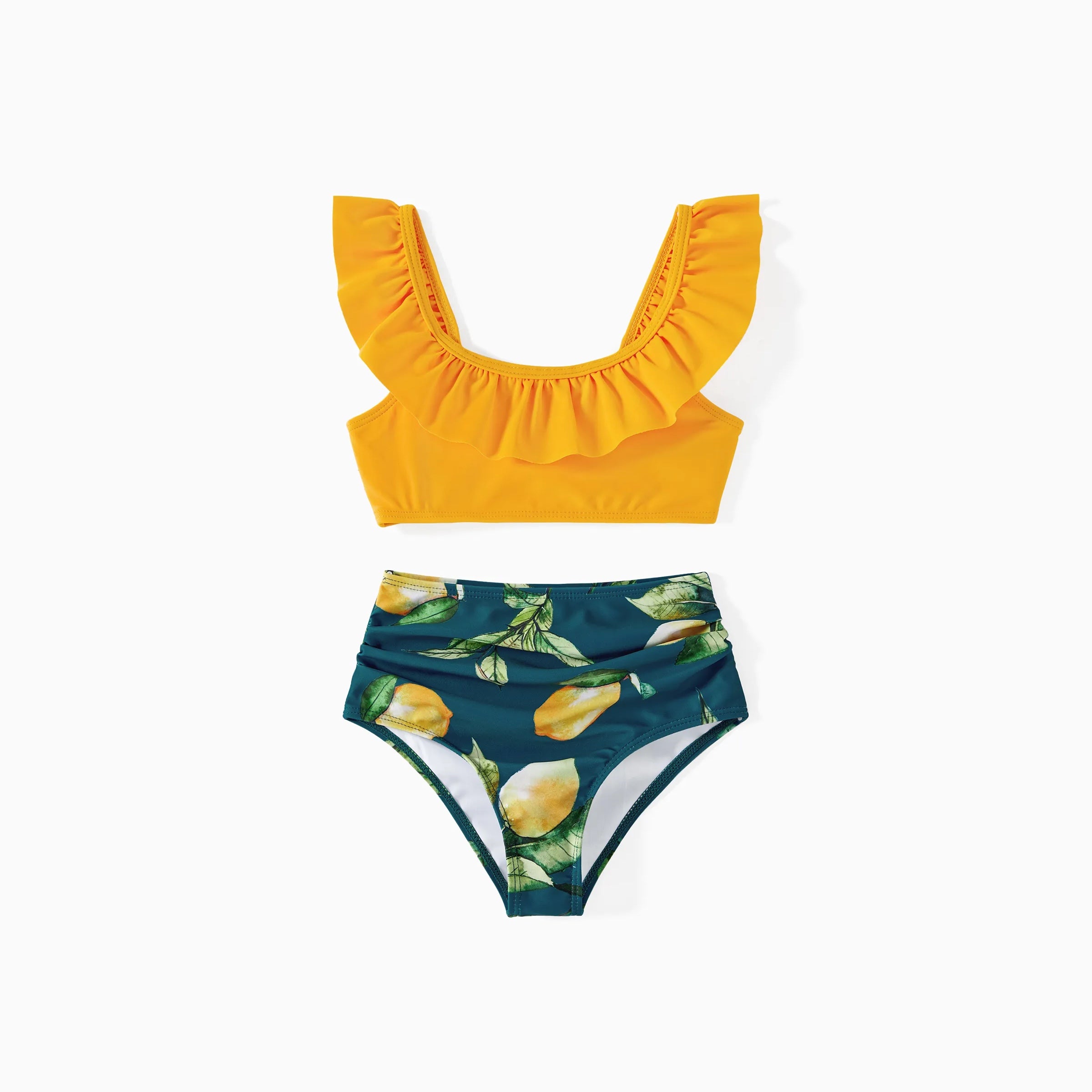 Maillot de bain fille look citron - IG