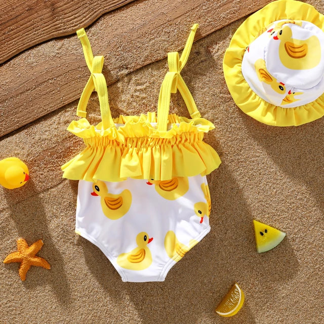 Maillot de bain 2 pieces pour bebe fille -