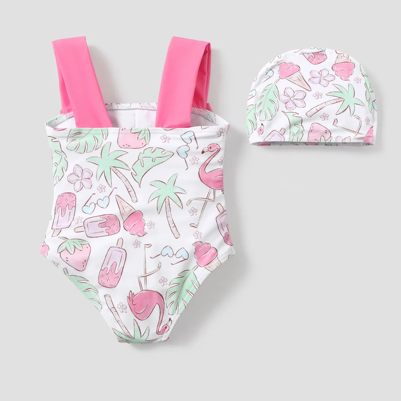 Maillot de bain bebe fille tropical - SD