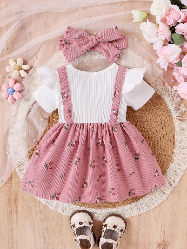 Robe pour fille avec manche flottants - HD