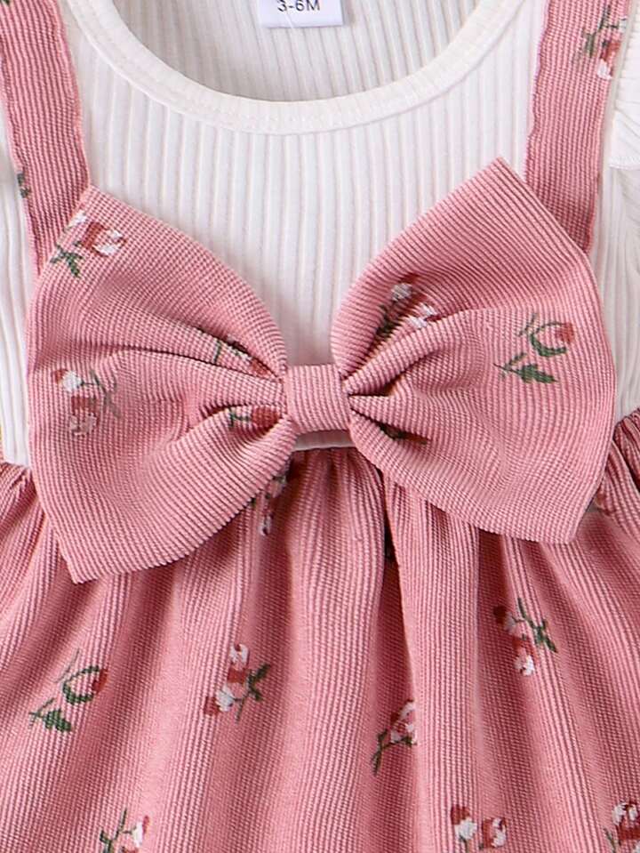 Robe pour fille avec manche flottants - HD