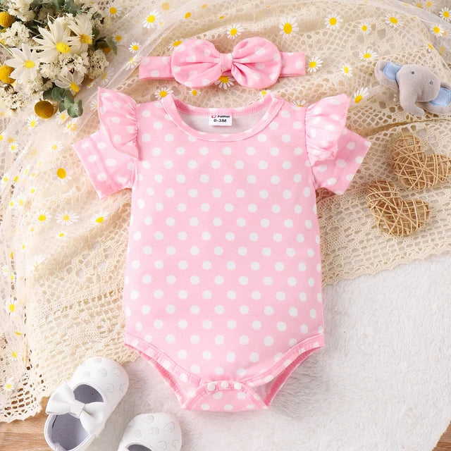 3 pièces bebe fille robe salopette - SD